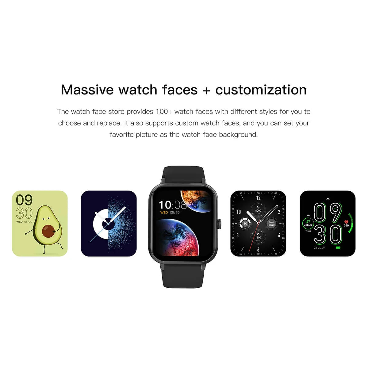 Smartwatch Pro Unisexe (Avec Application) - Pour Tous Les Âges