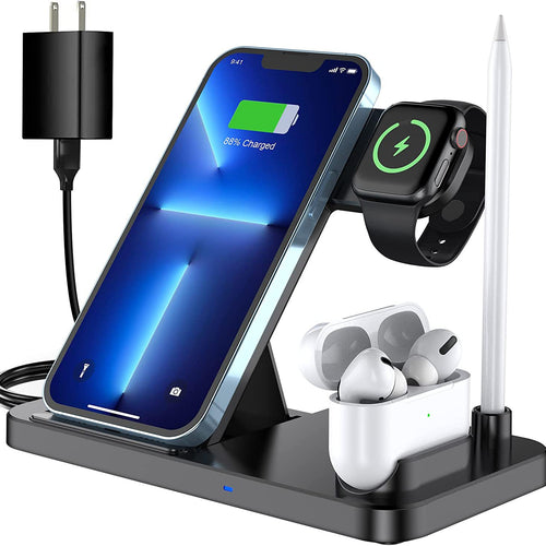 Foldable wireless charging stand – Fast charger for phon