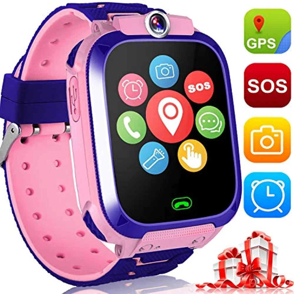 Touchscreen Kid'S Smartwatch with GPS Tracker